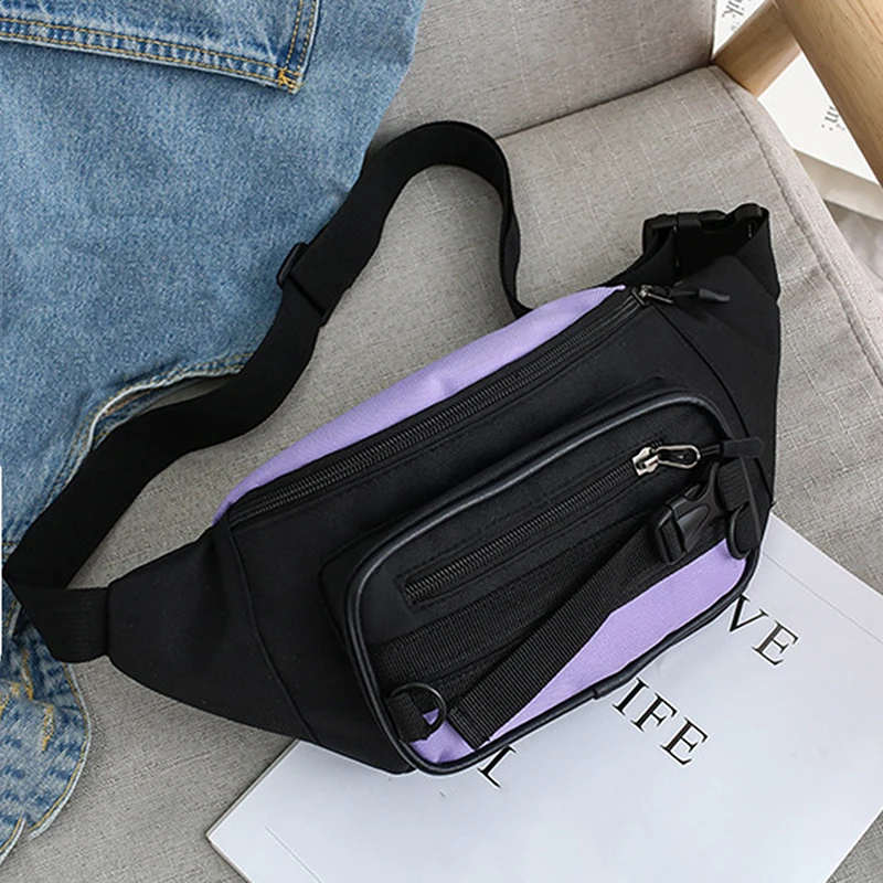 

Поясная Сумка для женщин, забавные холщовые бананки для отдыха, мессенджеры на молнии, сумки на плечо в стиле хип-хоп