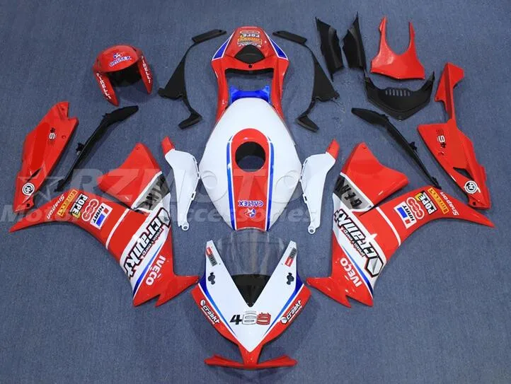 

Комплект обтекателей из АБС-пластика для мотоцикла, красный комплект обтекателей для HONDA CBR1000RR 2012 2013 2014 2015 2016 12 13 14 15 16, 4 подарка