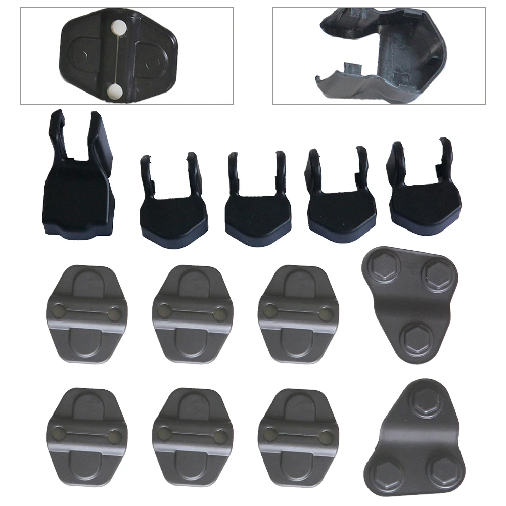 

1SET Screw Cover Limit Chain Protective Cover Screw Cover Limit Chain + Door Latch + Protective Cover Set Three-in-one Protectiv