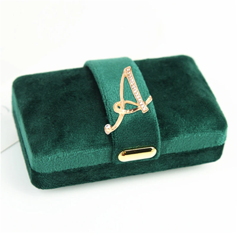 2022 New Luxury Velvet  Jewelry Case Storage Organizer Gift Packaging Box Portable Women Fashion Travel Wedding Display Case