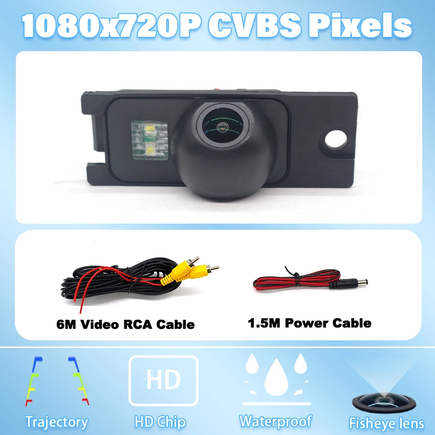 

Для Volvo S80 S 80 1999 ~ 2006 XC90 XC60 S60 S60R S60L XC70 V70 V70R 2003 ~ 2007 1080P 170 ° HD CCD камера заднего вида для парковки заднего вида