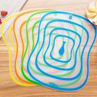 hot sale kitchen chopping block cutting board non slip frosted antibacteria plastic kitchen gadgets tool fruit vegetable meat