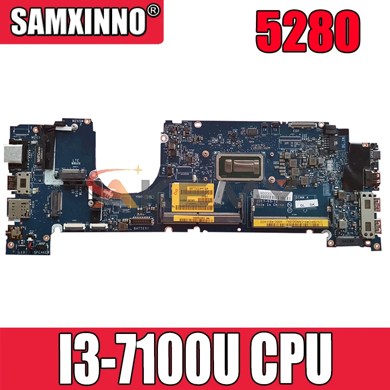 

Материнская плата Akemy CDM60 LA-E071P 9RJMF для ноутбука DELL Latitude 5280 I3-7100U 3Y392, материнская плата 100% протестирована