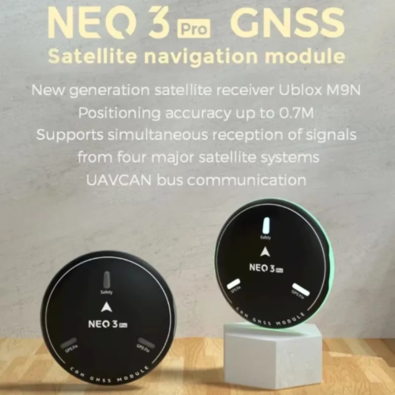 Фото Модуль GNSS GPS CUAV NEO3 Pro, высокоточное позиционирование для полетных контроллеров PX4 APM с открытым исходным кодом №5