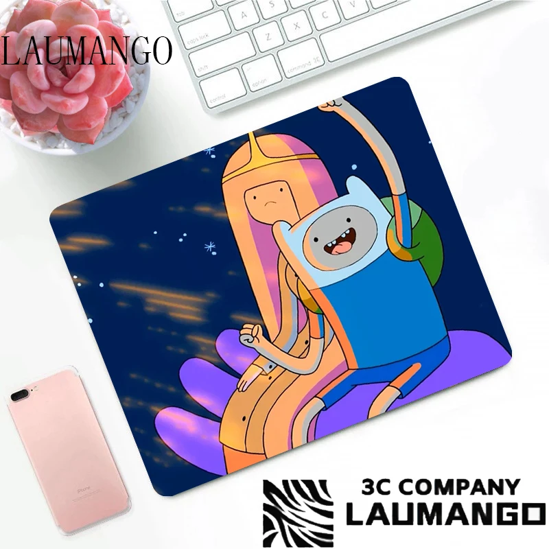 

Adventure Time Gaming Mousepad Rubber Mat Gamer Mouse Pad Cartoon Pc Accessories Anime Rug Mini Computer Deskmat Table Pads Mats