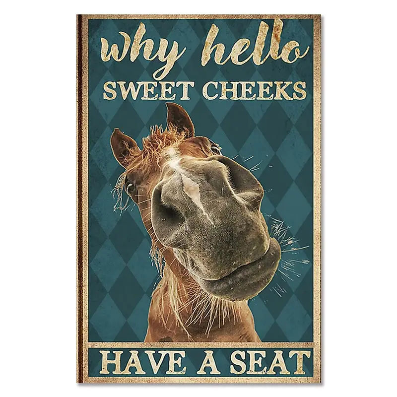 Винтажный постер с изображением психической черной кошки Картина на холсте для