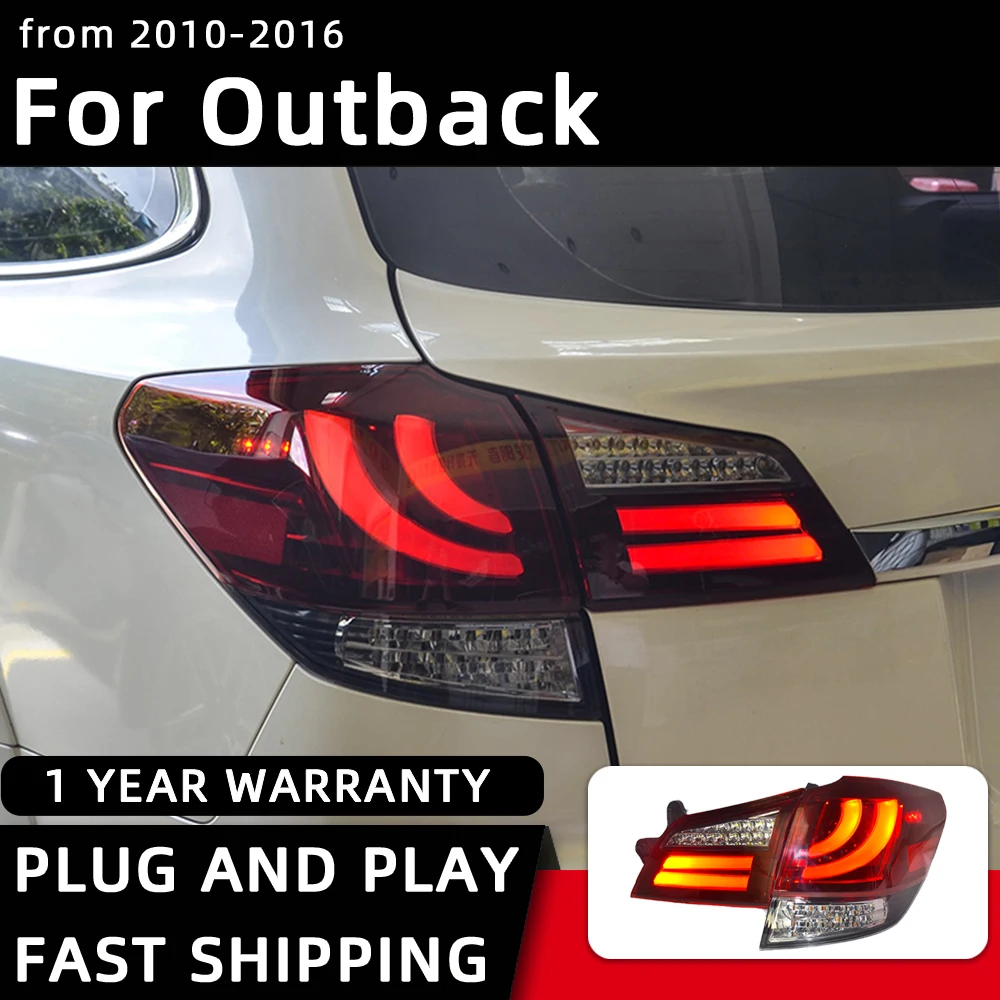 

Taillight For Subaru Outback LED Taillights 2010-2016 Tail Lamp Car Styling DRL Signal Projector Lens Auto Accessorie