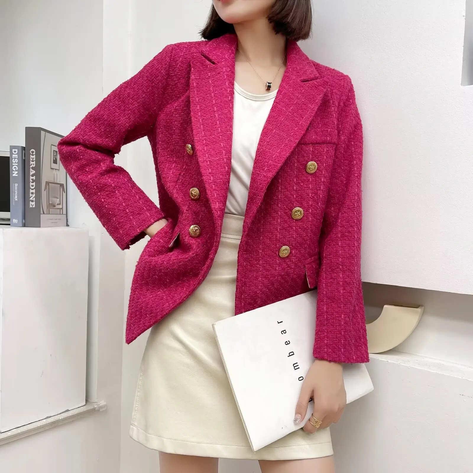 Оригинальный осенне-зимний новый женский яркий костюм RZRA универсальный