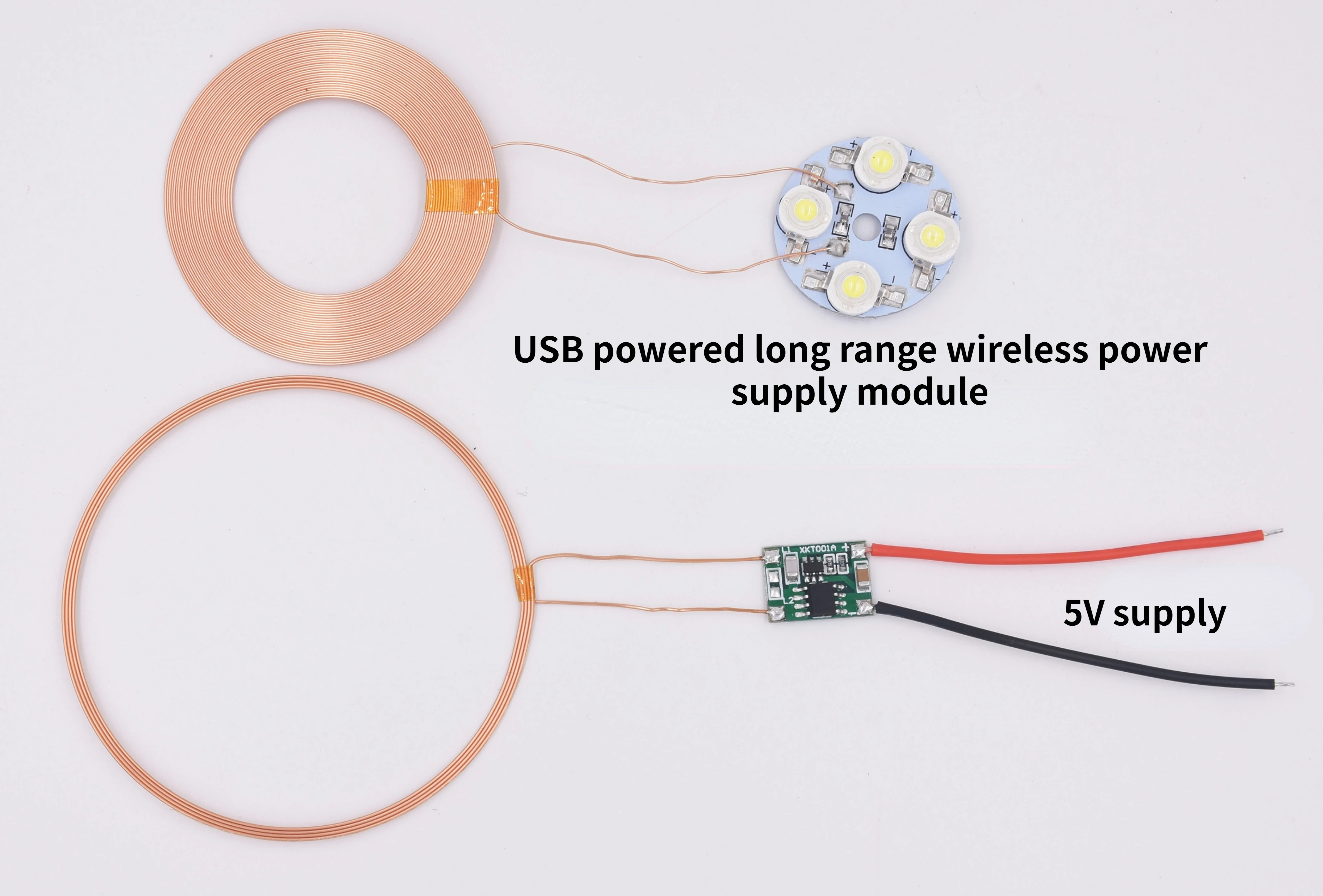 

5 в блок питания 0 ~ 100 мм беспроводной блок питания на дальнее расстояние