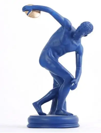 

home crafts Discus thrower European man sculpture ornaments American study office soft shipment mobilization The decoration hou