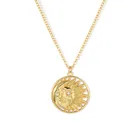 Женский кулон-медальон из серебра 925 пробы, на цепочке