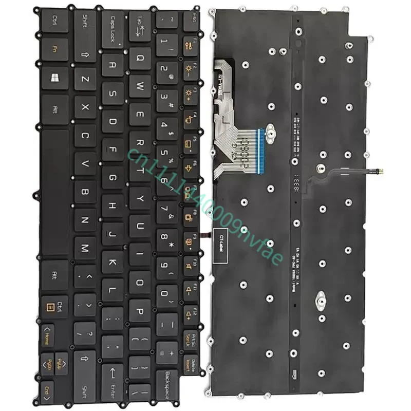 Клавиатура для ноутбуков LG gram 13Z980, 13Z990, 14Z980, 14Z90NB, 14T90N, 14Z95N, 14Z990, 14Z90N с американской раскладкой, 0.3 мм (art.: 3920da9bf9776) - 3920da9bf9776