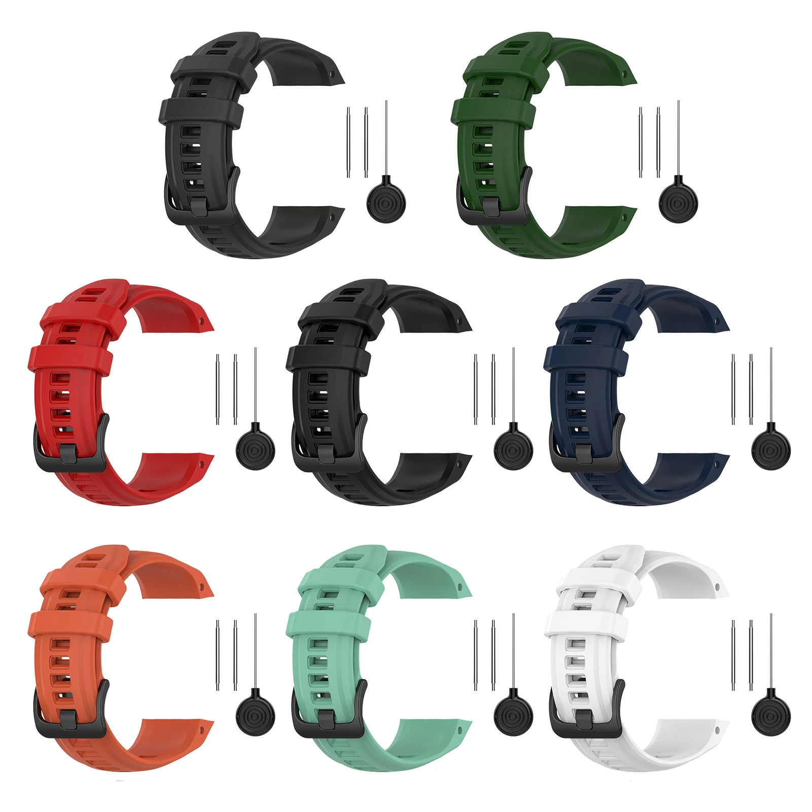 

For Garmin Instinct 2S Band Soft Silicone Strap Sport Replacement Wristband For Garmin Instinct 2S Waterproof Watch Band Straps