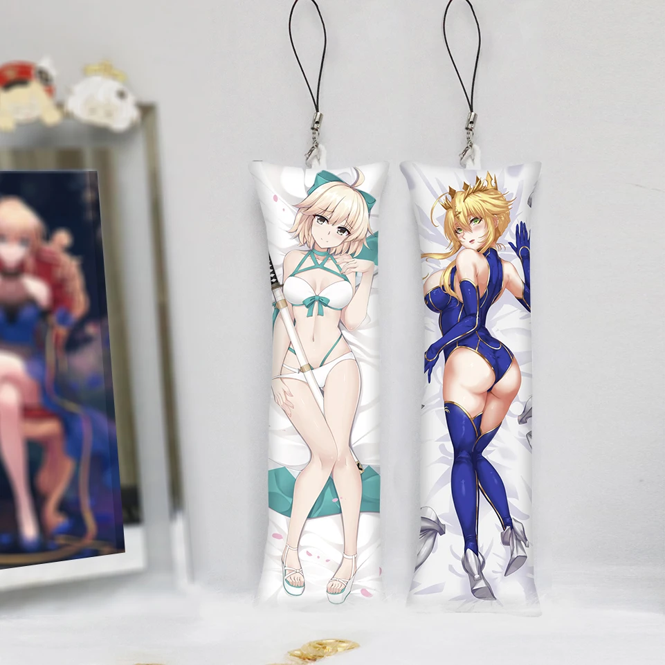 Брелок для ключей Fate Altria Pendragon USB Sakura Mini Dakimakura милые маленькие подвески в виде