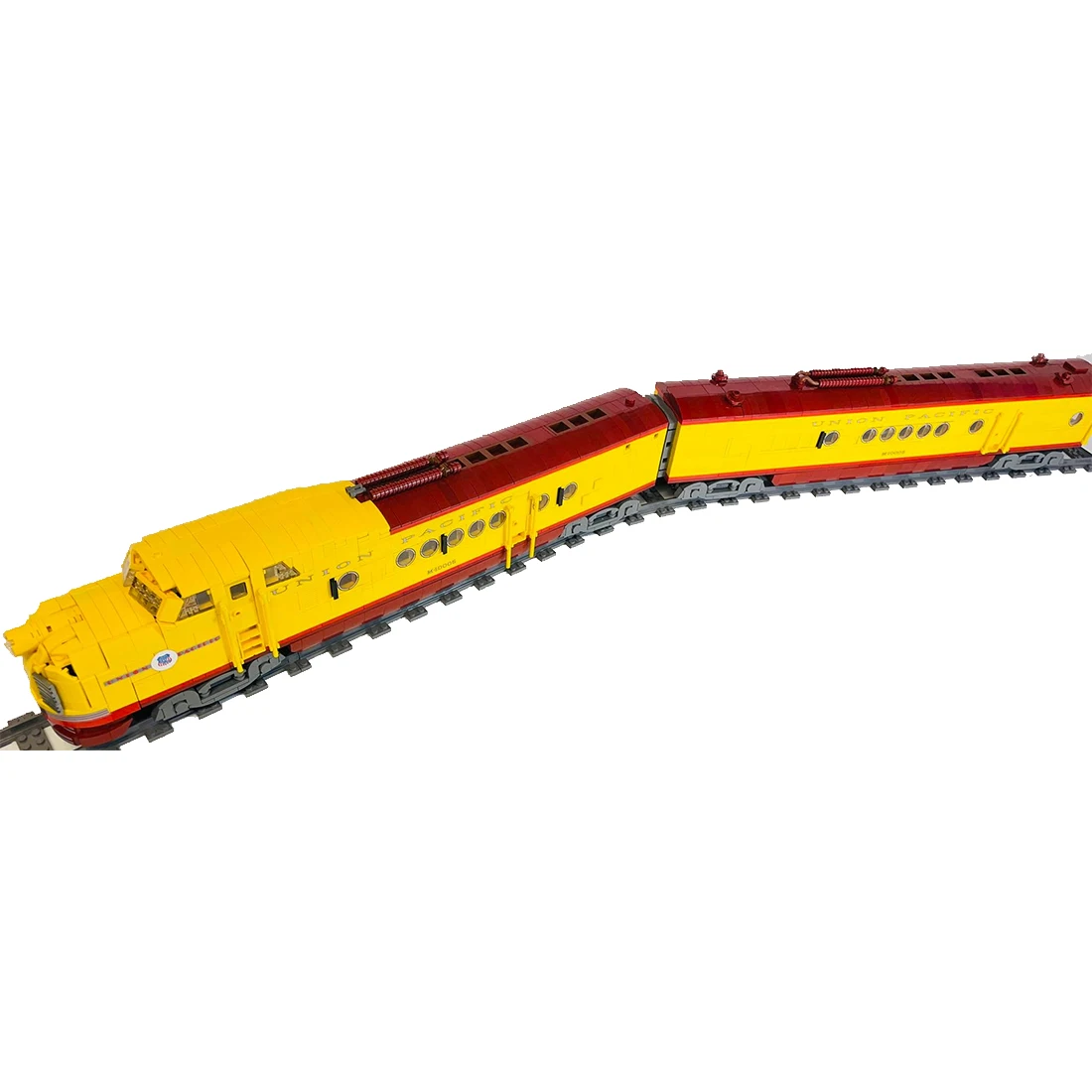 MOC-97195 2247 шт. + Подлинная Лицензия M10005 &quotГород Денвер&quot A &amp B-единицы локомотивный