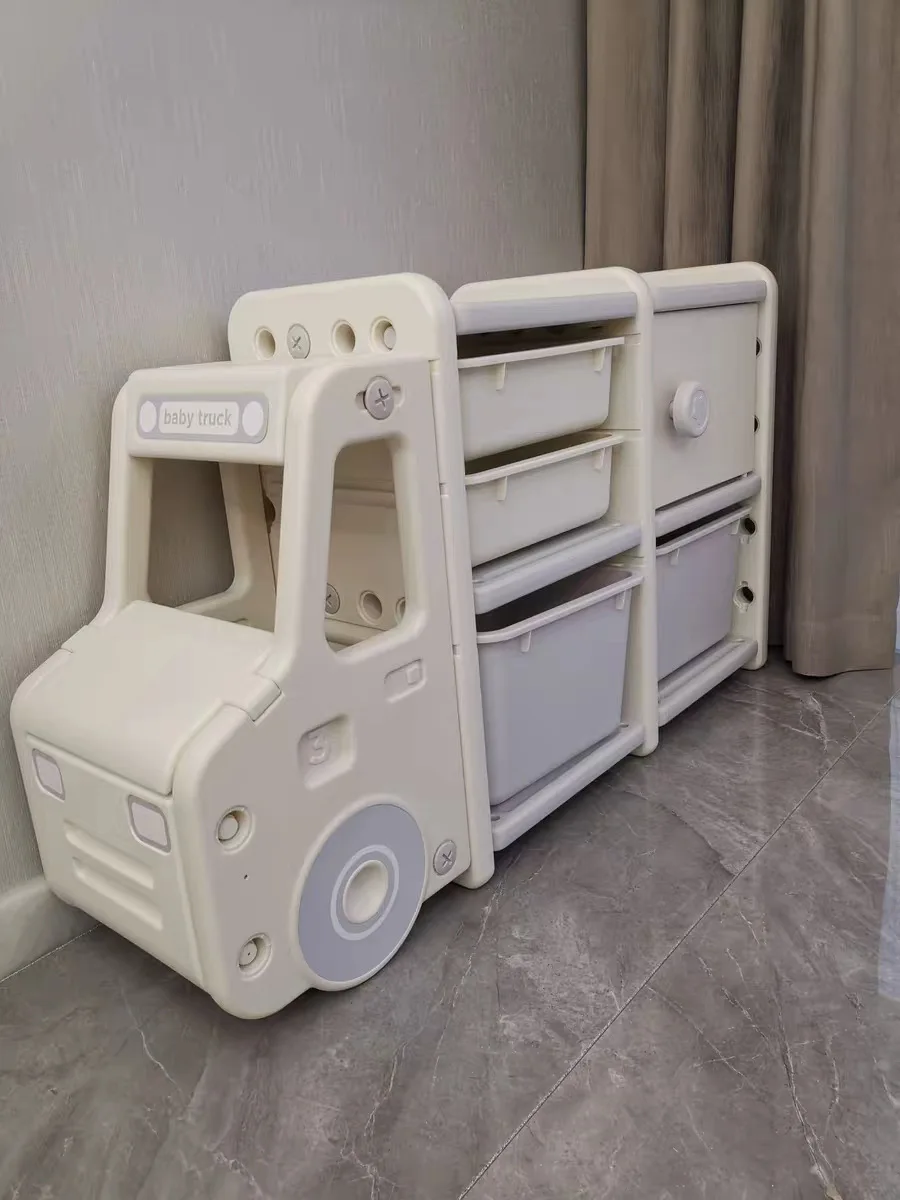 Детский стеллаж для хранения игрушек органайзер шкаф большой вместимости полка