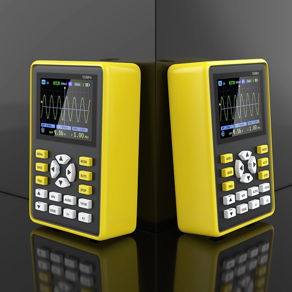 

Цифровой осциллограф FNIRSI 5012H, 500 мкс/с, частота дискретизации 100 МГц, аналоговая полоса пропускания, поддержка хранилища сигналов, экран 2,4 дю...