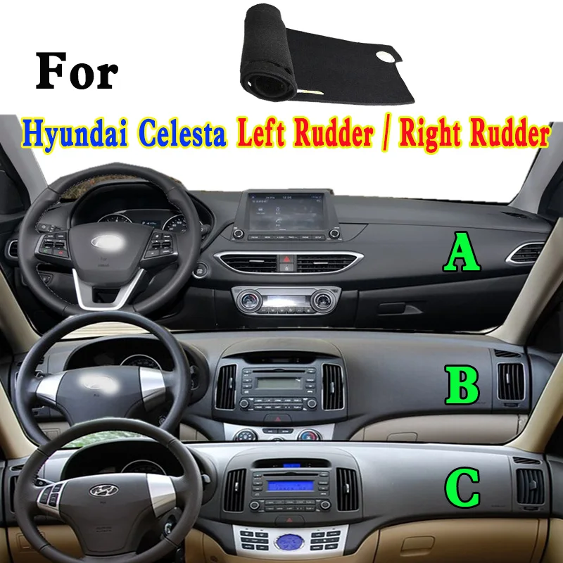 

For Hyundai Avante Elantra I35 Celesta Car-Styling Dashmat Dashboard Cover Instrument Panel Insulation Sunscreen Protective Pad