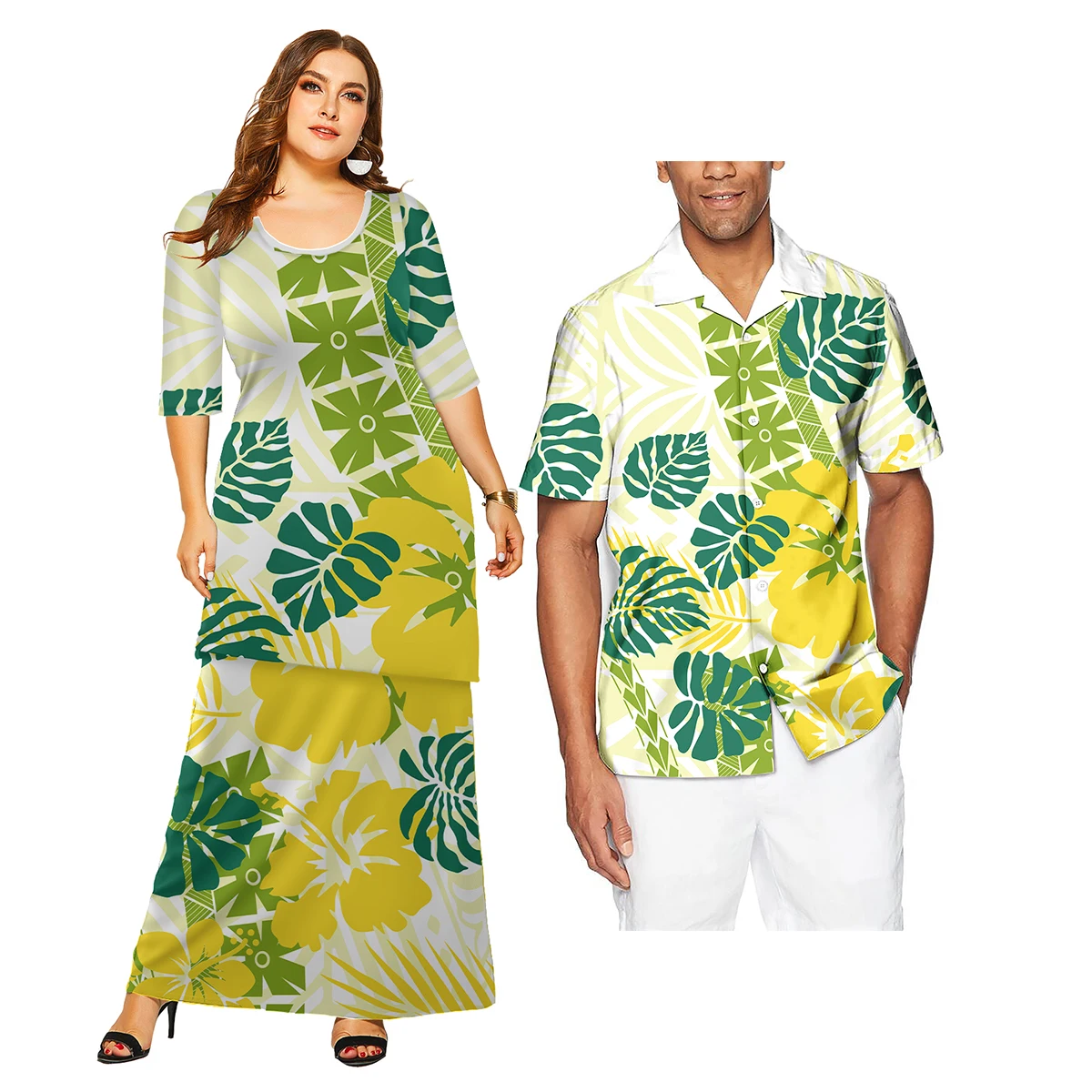 Винтажное полинезийское Самоа этнический принт на заказ большие размеры женские