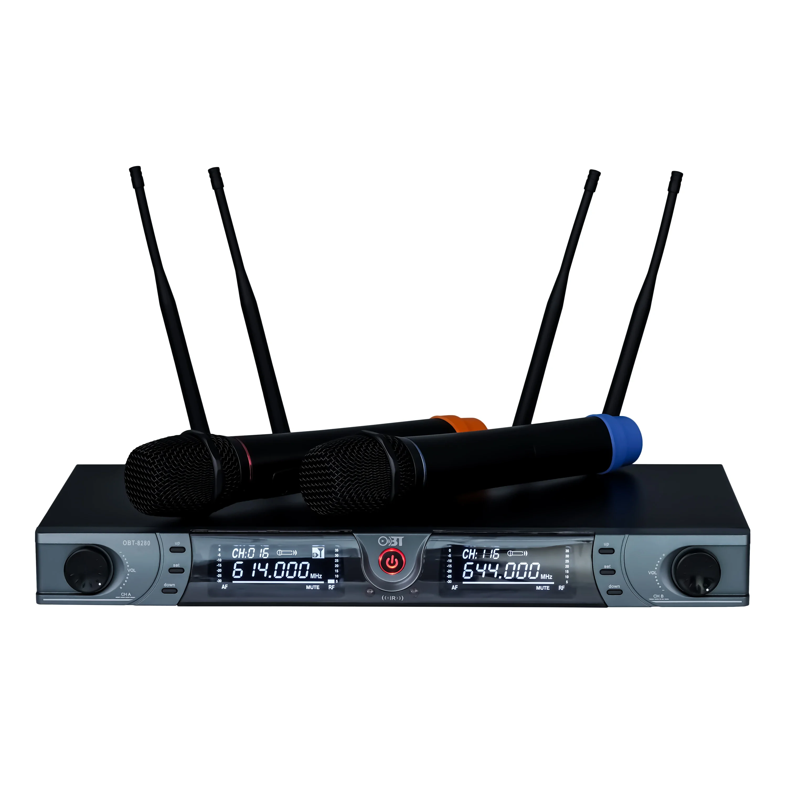 Оптовая мода дизайн беспроводной ручной микрофон для системы PA Karoke OBT-8280 беспроводной микрофон (art.: 3920c8cdc2b54) - 3920c8cdc2b54