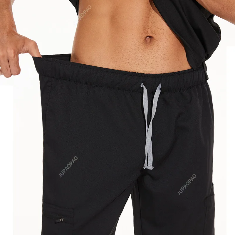 Эластичный мужской лабораторный халат для медицинских профессионалов набор