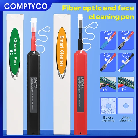 COMPTYCO FTTH Инструмент для чистки оптического волокна 2,5 мм LC MU 1,25 мм SC FC ST LC Разъем Оптический умный очиститель