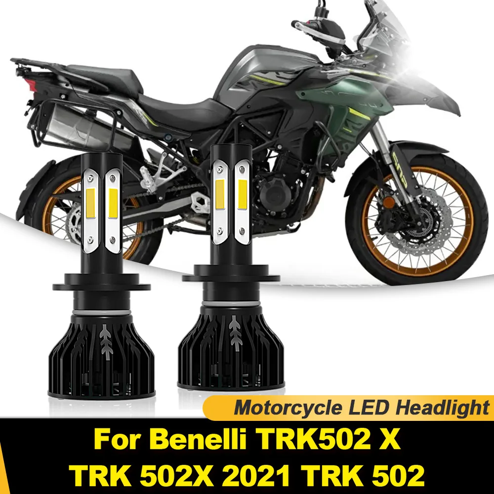 

12 В светодиодная лампа для мотоциклетных фар 20000LM Moto Light 6000K Белый для Benelli TRK502 X TRK 502X 2021 TRK 502