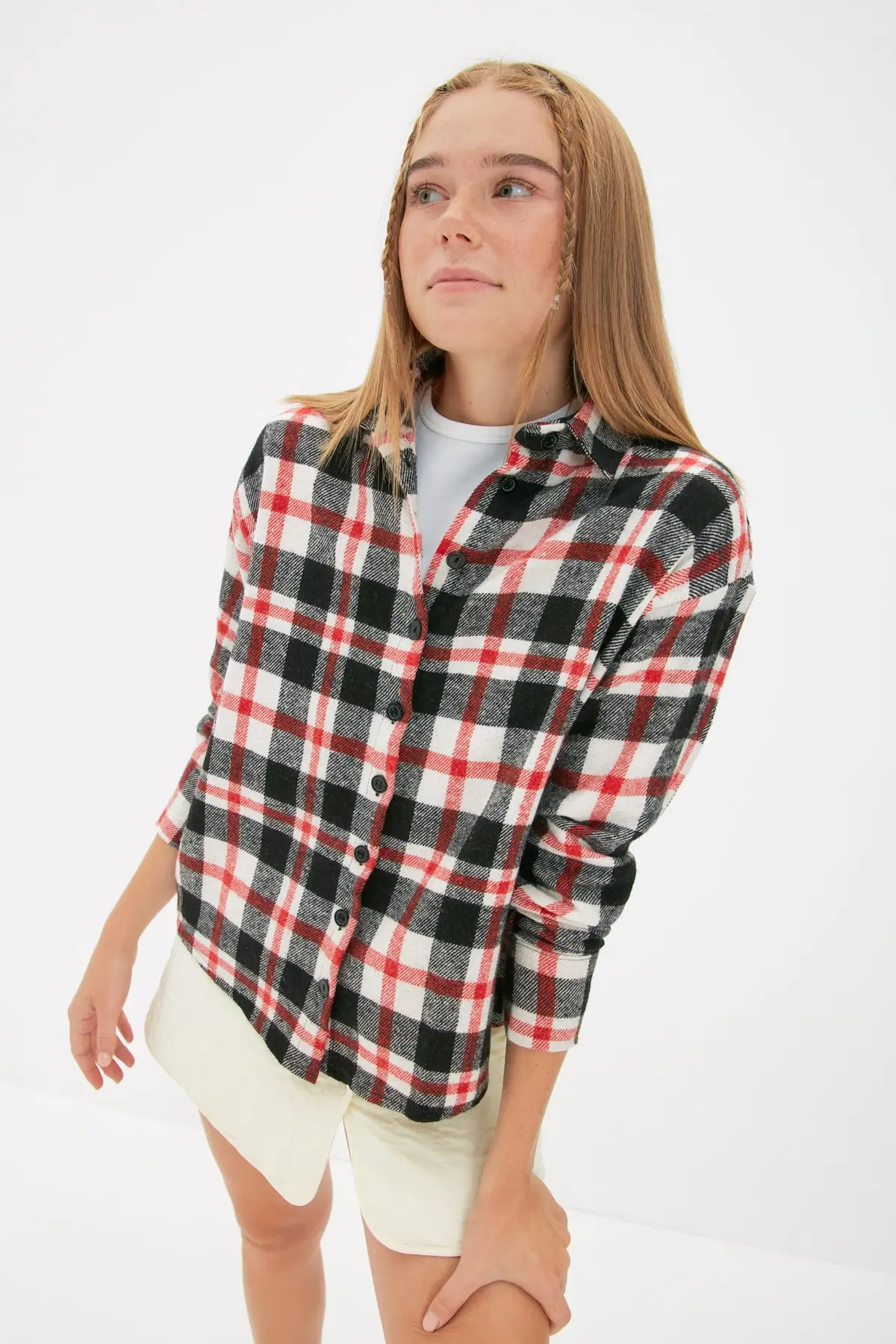 

Trendyol Plaid Shirt TWOAW22GO0571
