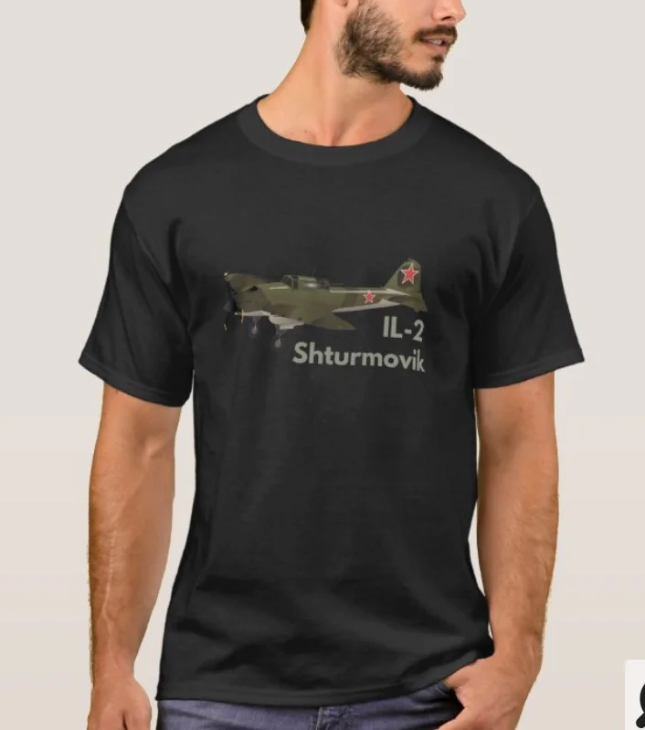 

Soviet Ilyushin Il-2 Sturmovik Ground-attack Aircraft T-Shirt New 100% Cotton O-Neck Short Sleeve Casual Mens T-shirt Size S-3XL