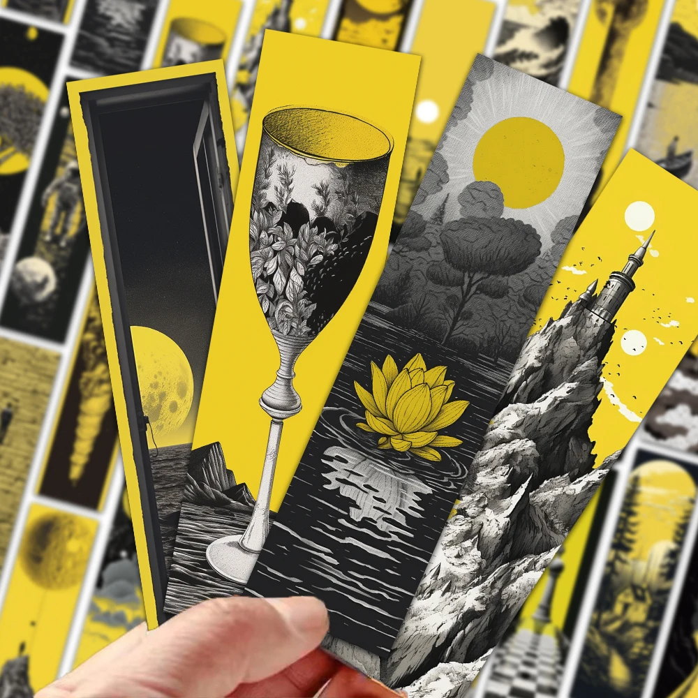 30 шт. дневная желтая воображение Закладка граффити творческая карта книга для