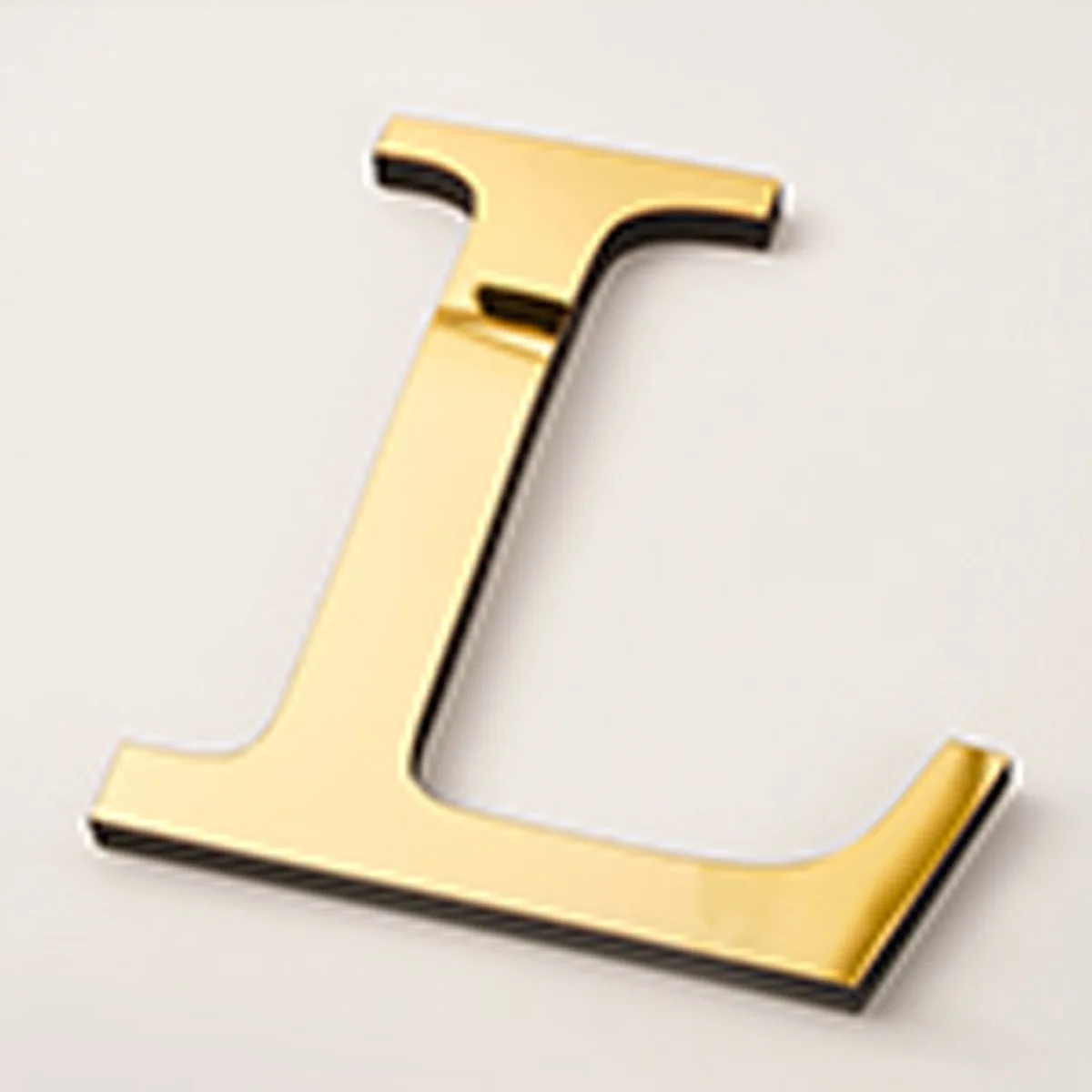 

3D большой размер, золотой 20 см, зеркальный акрил, английские буквы, стикер на стену, праздничное украшение, Peel & Stick, сделай сам, художественная роспись