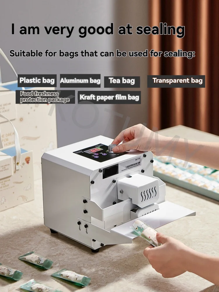Удобная портативная машина для запечатывания пакетов алюминиевая фольга