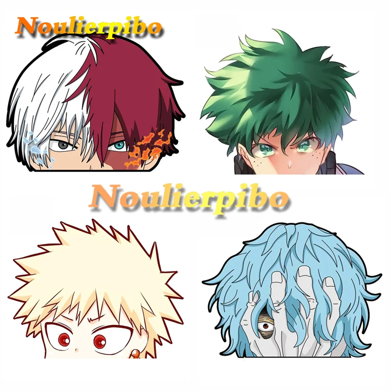 

My Hero Academia Bakugo Peeker Anime Car Sticker Vinyl for Window Trunk Custom Printing Laptop Phone Trolley Case Piano