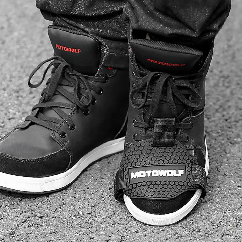 

Flexible 1Pc Practical Shoe Cover Motorcycle Shoes Protector Rubber Gear Shift Pad Adjustable for ATV
