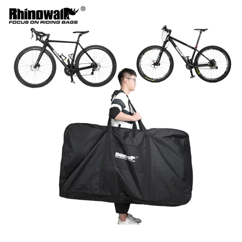 Складная велосипедная сумка Rhinowalk для переноски 26-29 дюймов, портативный чехол для велоспорта, велосипедного транспорта, аксессуары для путе...
