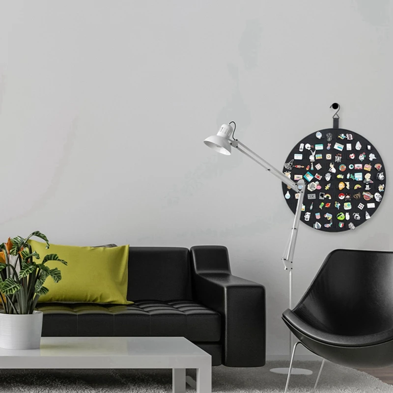 Круглая настенная подвесная брошь подставка для демонстрации войлочная