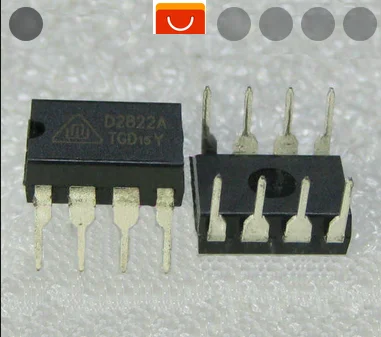 10 шт./лот D2822A CD2822ACP DIP8 цепь двухканального аудио усилителя мощности CD2822CP D2822 |