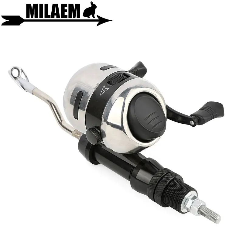 Archery Bowfishing Rod Attachment Reel Seat Spincast Slingshot Fish Hunting Shoot Through Rod Hunting Fishing Accessories