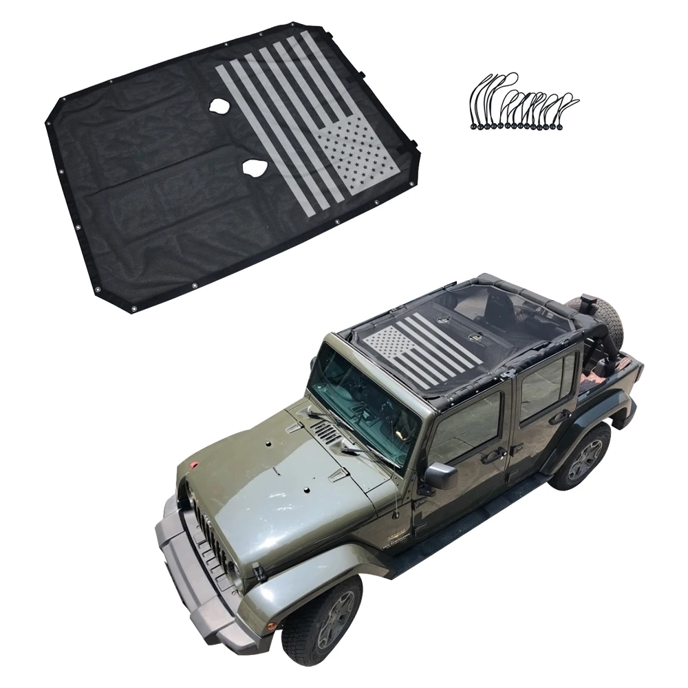 

Sun Shade UV Protection for Jeep Wrangler JK 4 Doors LANTSUN J260-3