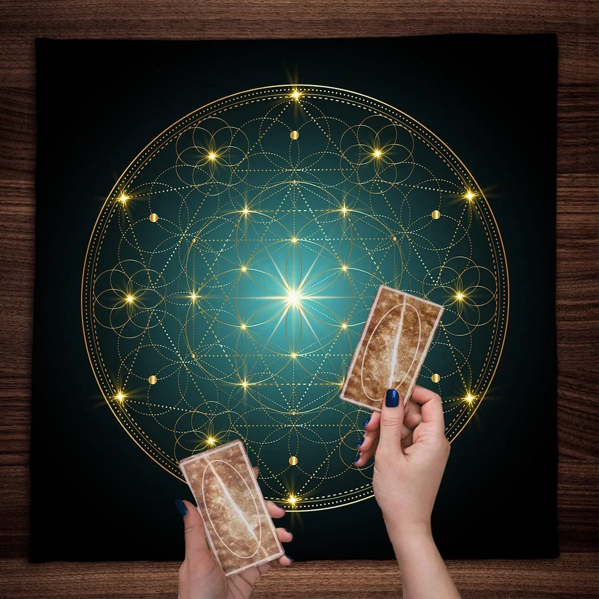 

Скатерть для Таро "Цветок жизни", полиэстер