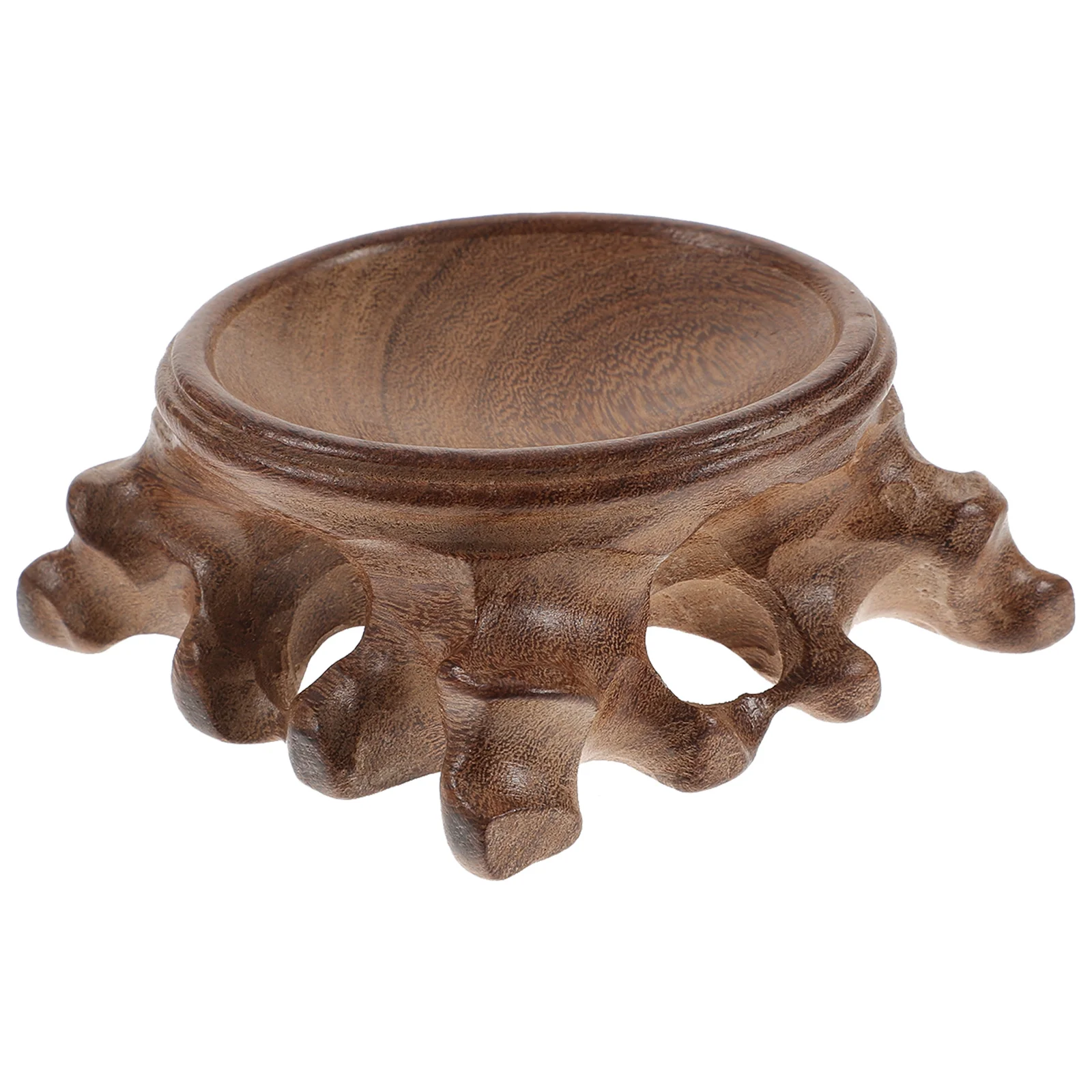 

Crystal Ball Base Jewelry Tray Optical Glass Sphere Bracket Orb Globe Display Stand Wood Crystal Globe Stand