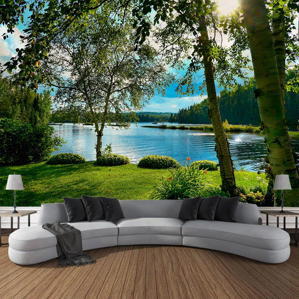 

Лесной гобелен, полиэстер, пейзаж