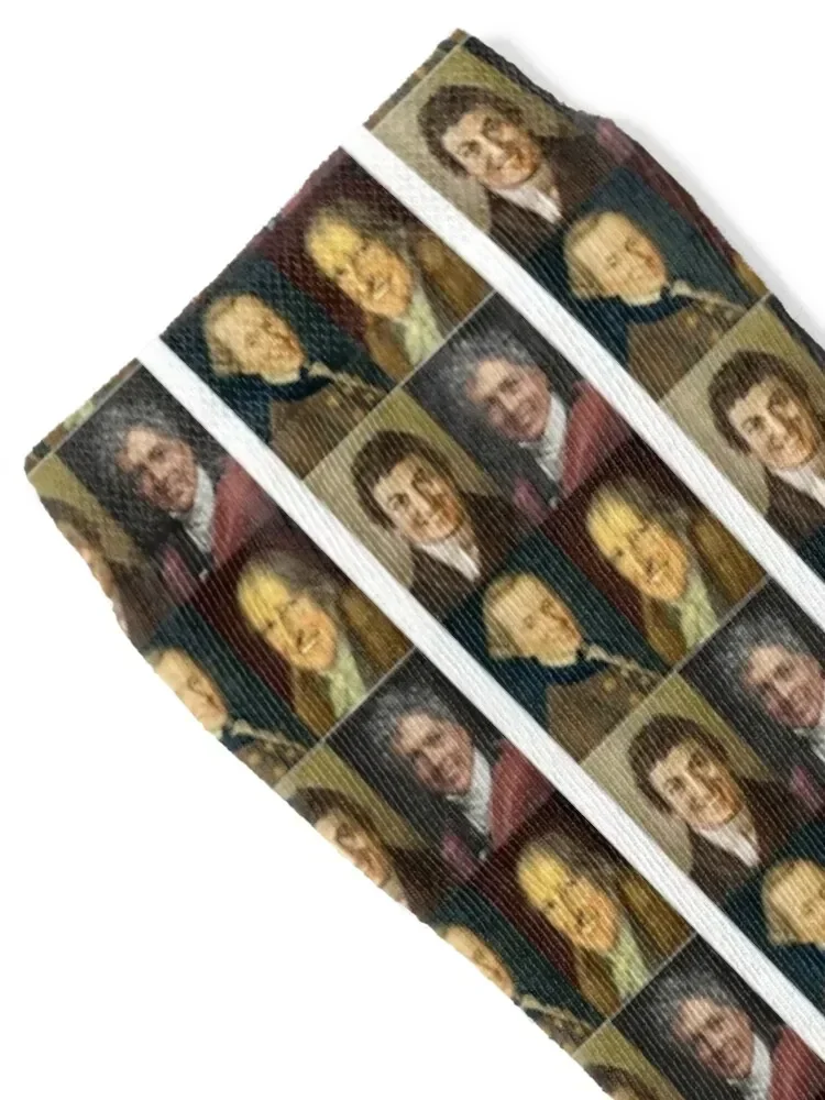 Happy German idealism - Hegel Kant F Goe Schelling Socks Детские противоскользящие носки Мужские женские