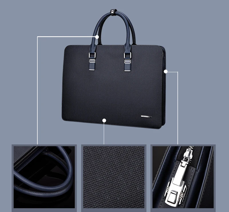 New Male Bring Password Lock Briefcase Diagonal Package Genuine Leather Computer Laptop Bag Men Messenger Luxury Handbags Maleta