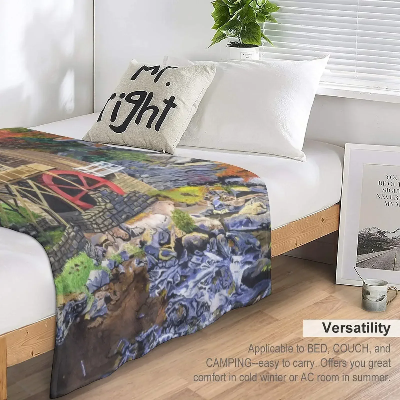 Новое одеяло Glade Creek Grist Mill мягкие плюшевые одеяла в клетку WV