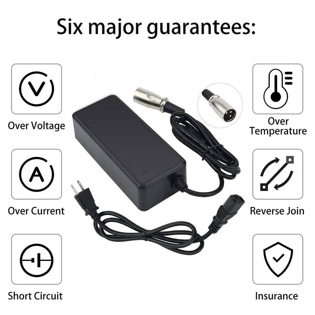 

Lighting Parts Power Adapter 100-240V AC 42V 2A Output 50/60Hz 84W Power Max Accessories For 36V Li-ion Battery
