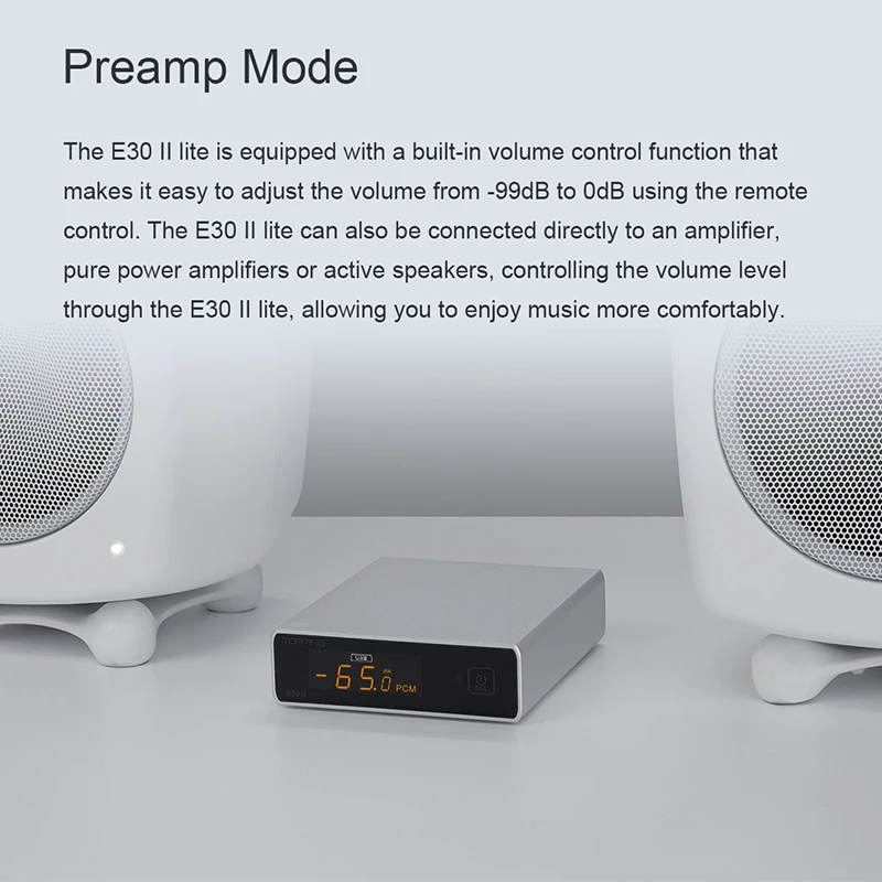 Настольный декодер Hi-Res E30 II Lite AK4493S