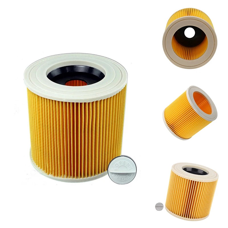 

Cartridge Filter For Karcher Vacuum Cleaner WD3 Premium WD2 WD3 WD1 MV3 MV2 WD 3 P Extension Kit Against Fine Dust
