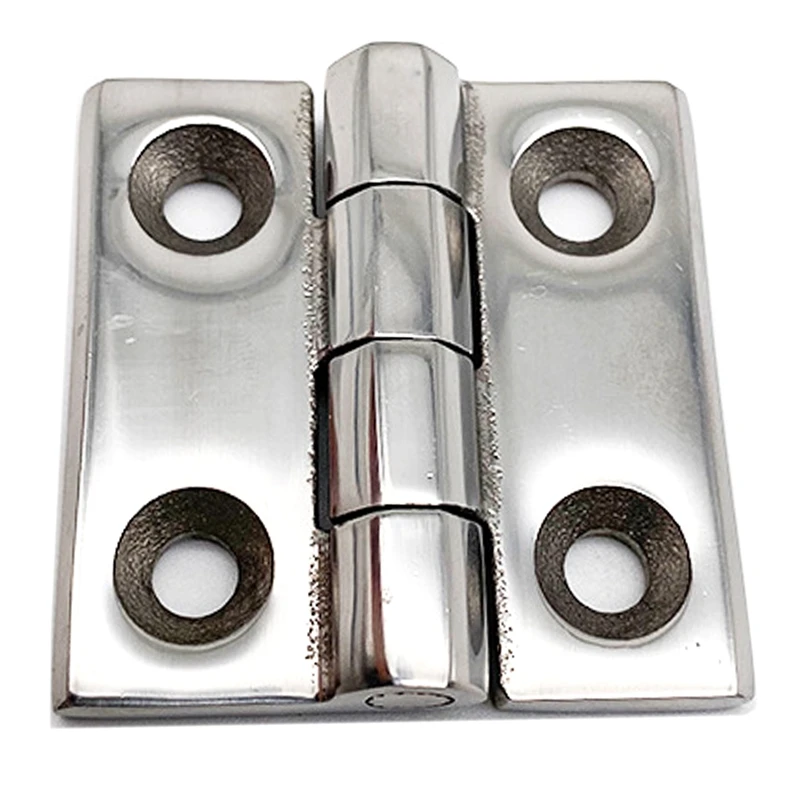 

316 Stainless Steel Butt Hinge With 4 Holes Marine Yacht Stainless Steel Boat Door Hinges Hardware Accessories