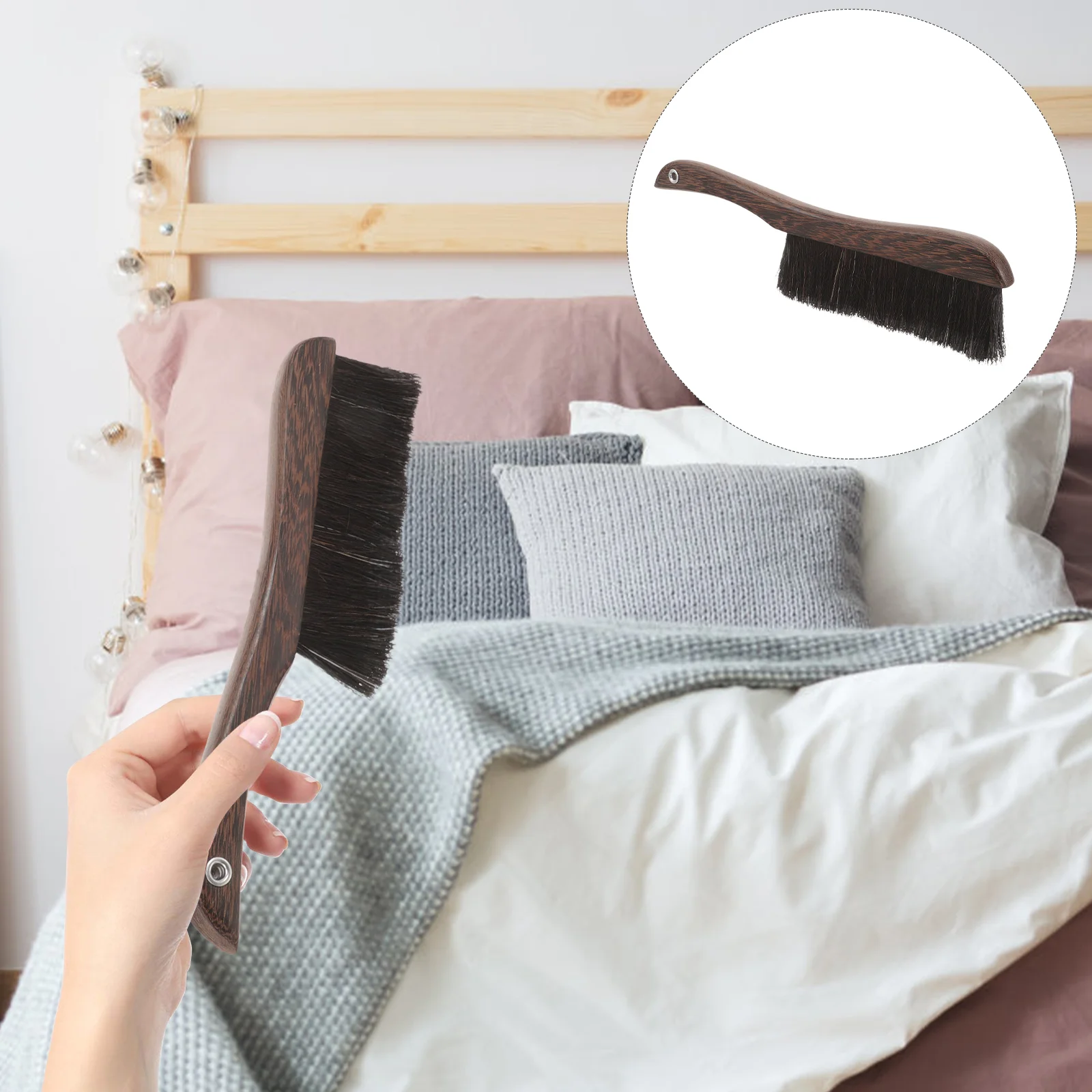 

Handheld Small Broom Multi-use Piano Duster Brush Soft Cleaning Brush for Table Bed Car Keyboard